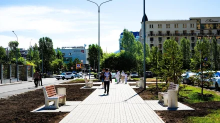 В Астане открыли новую аллею в честь Дня Конституции