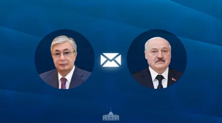  Мемлекет басшысы Беларусь Президентіне құттықтау жеделхатын жолдады 