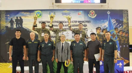  Таразда Ұлттық ұланның үздік палуандары анықталды 