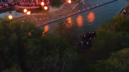 Огненное шоу на фонтане покажут в Актобе