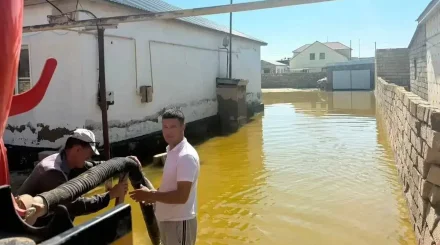 Маңғыстау облысында нөсерден кейін 85 үйдің ауласын су басты