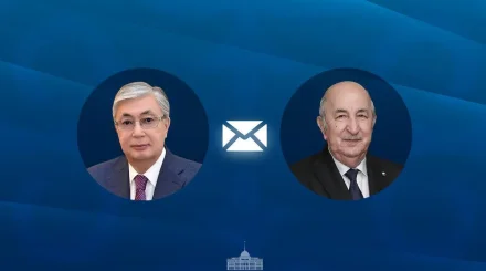 Токаев поздравил президента Алжира с Днем независимости