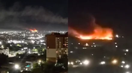 Крупный пожар на полигоне ТБО в Астане: огненное зарево сняли на видео