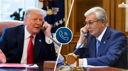  Мемлекет басшысы АҚШ президенті Трамппен телефон арқылы сөйлесті 