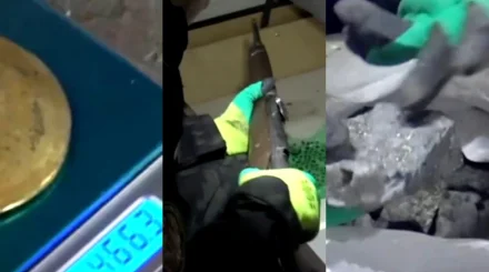 В Акмолинской области изъяли золото, ртуть и четыре тонны руды