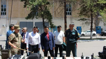 Депутаты маслихата Алматы посетили воинскую часть Национальной гвардии