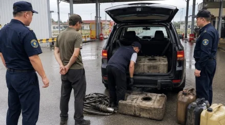 Иностранцы пытались тайно вывезти из Казахстана более двух тонн топлива