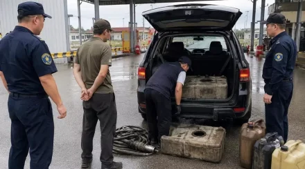 Қытай азаматтары Қазақстаннан екі тоннадан астам дизель отынын жасырын алып өтпек болған