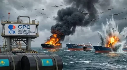 КҚК терминалы маңында тағы бір танкерге дрон шабуыл жасады