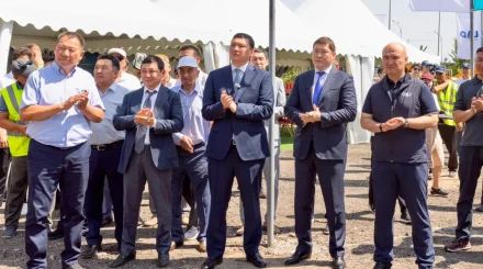 По поручению Президента РК началось строительство расширенного участка дороги Алматы - Бишкек