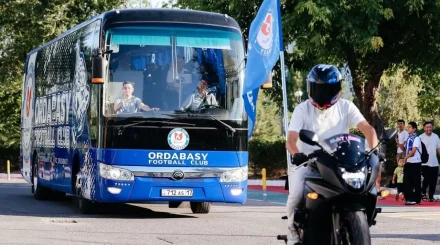 "Ордабасы" "Қайратпен" матчқа 11 автобусқа толы жанүкүйер алып барады