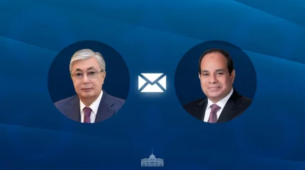   Мемлекет басшысы Мысыр Президентіне ұлттық мейрамға орай құттықтау жеделхатын жолдады   