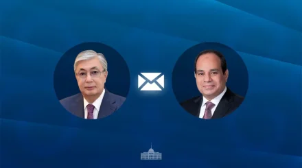 Мемлекет басшысы Мысыр Президентін құттықтады