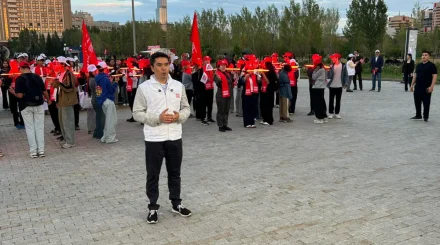 Қазақстан халық партиясы сайлауалды үгіт-насихаттың басталуына орай акция өткізді