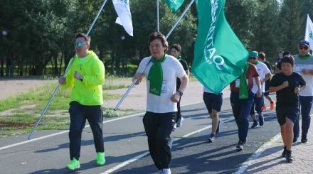 «Байтақ» партиясы үгіт-насихат науқанын эко-марафонмен бастады
