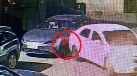 Водитель без прав протаранил авто в Астане и сбежал (ВИДЕО)