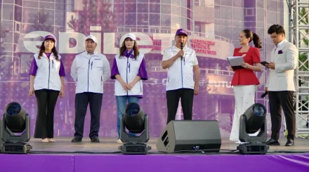 В Астане прошел большой музыкальный Open Air, организованный партией "Әділет"