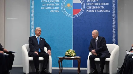 Касым-Жомарт Токаев встретился с Президентом России