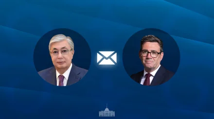   Мемлекет басшысы Қасым-Жомарт Тоқаев Эндрю Бернемге құттықтау жеделхатын жолдады   