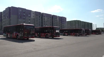 Красный в потоке: почему общественный транспорт Алматы меняет привычный цвет