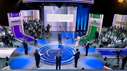   Құрылтай сайлауы: партиялар Ұлттық теледебатта өз ұстанымын айтты   