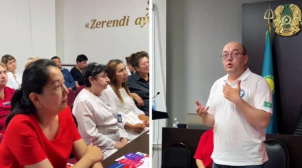  ЖСДП төрағасы Зерендіде дәрігерлермен кездесті 
