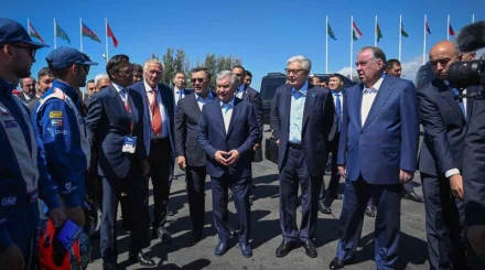 Токаев принял участие в открытии мирового Гран-при на Иссык-Куле