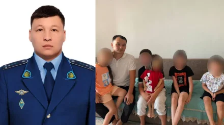 Полицейский и нацгвардеец спасли пятерых детей из пожара в Караганде