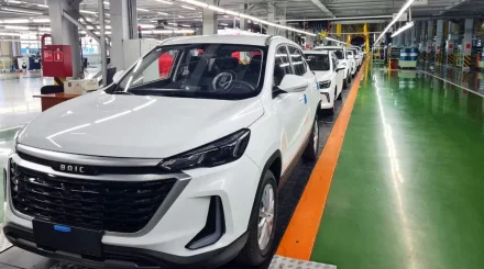 Новый седан BAIC U5 Plus начнут собирать в Казахстане