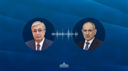 Токаев созвонился с Пашиняном после его переназначения