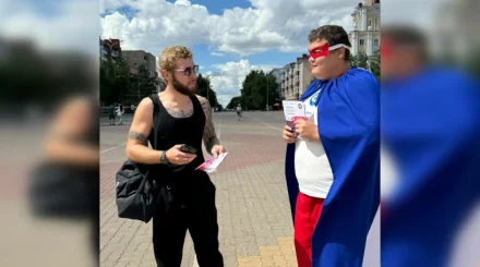 "Этому городу нужен новый супергерой": ОСДП провела необычную промо-акцию в Костанае