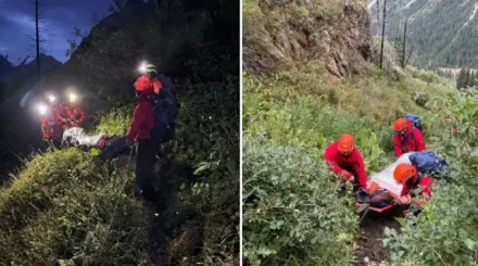 Талғар шатқалында туристің үстіне тас құлап, ауыр жарақат алды