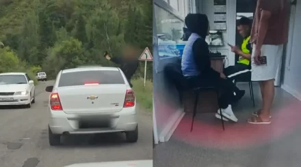 Высунулась из авто во время движения: полиция наказала нарушителей в ВКО