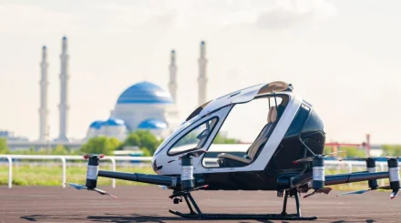   Астанада жолаушы мінген ұшқышсыз әуе кемесінің алғашқы демонстрациялық ұшуы өтті   