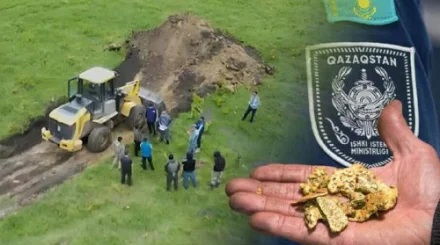 Қызылордада заңсыз алтын өндірген топ ұсталды: Тінту кезінде қару мен жүздеген грамм алтын табылды