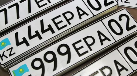 Ресейде жасалған жалған көлік нөмірлері Қазақстанда жаппай таратылған
