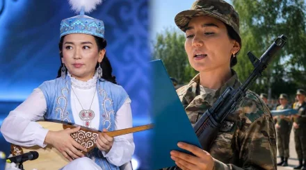 Известная айтыскер сменила школу на службу в Нацгвардии