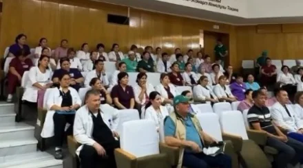 Кандидаты от партии "Ауыл" встретились с коллективом медицинского центра в Кызылорде