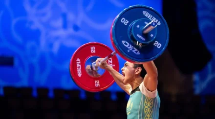 Төрехан Асанхан ауыр атлетикадан Азия чемпионатында күміс жүлдеге ие болды