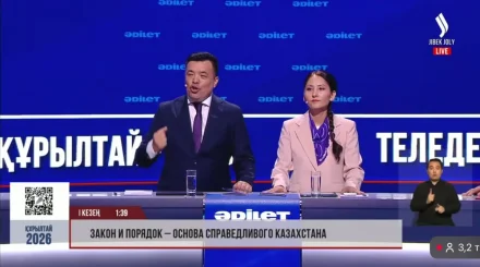 Jibek Joly телеарнасында алғашқы командалық теледебат басталды