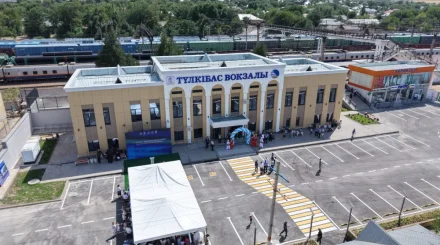 Түркістан облысында жаңа «Түлкібас» теміржол вокзалы пайдалануға берілді