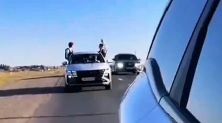 Ақтөбеде той кортежіндегі қауіпті әрекеттер желідегі видео арқылы анықталды