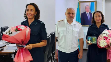   Алты баланың әлдиі мен ел алдындағы ант: көпбалалы полицейге “Күміс алқа” табысталды   