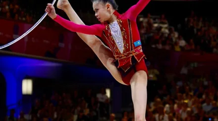 Гимнастка Акмарал Ерекешева показала лучший результат в карьере на чемпионате мира