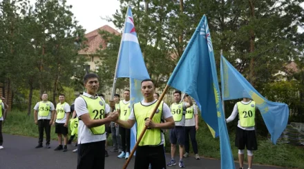 Астанада Әуе қорғанысы күштерінің әскери қызметшілері Спорт күнінде бес шақырымға жүгірді
