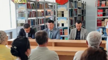 Кандидат партии "Ауыл" встретился с жителями села Акжал
