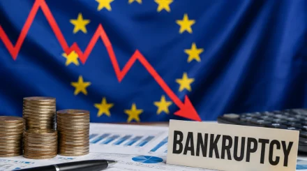 Банкротства компаний в Евросоюзе выросли почти на 6%