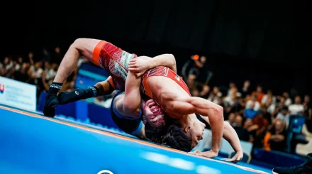 Актюбинский борец Казыбек Калмагамбетов стал чемпионом мира среди спортсменов до 20 лет