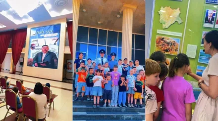 В Актобе полицейские устроили для детей день истории и творчества
