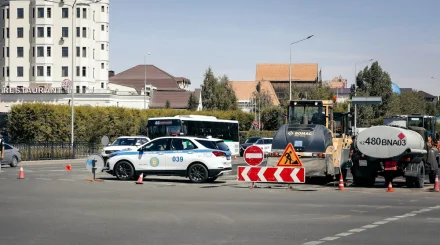 Движение ограничат на улице Кравцова в Астане